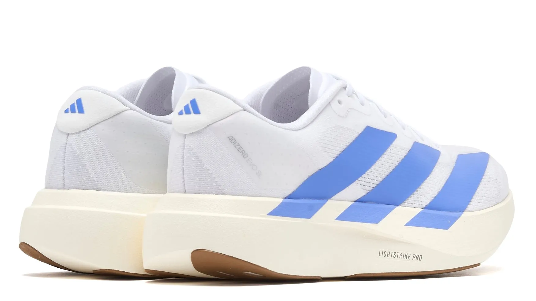 Winter Base Dance Mode adidas Adizero Evo SL White Blue Fusion (Women's)