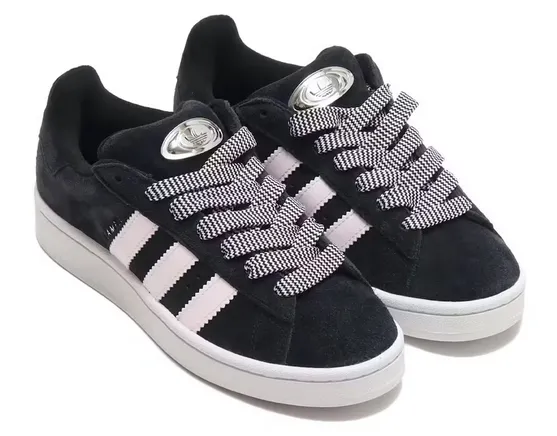 adidas Campus 00s Core Black Almost Pink (Women's) Reinforced Seams Stretchable Material