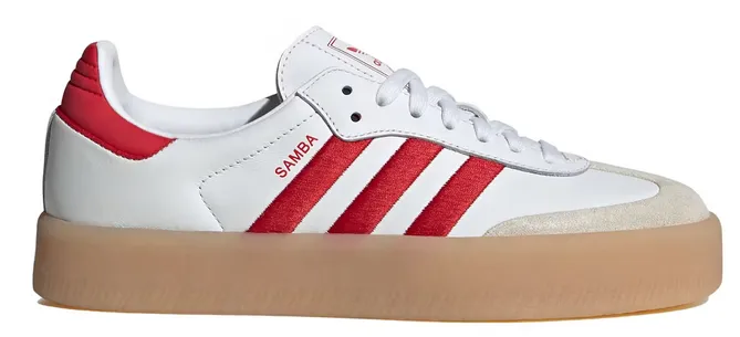 Muscle Aid adidas Sambae White Better Scarlet Gum