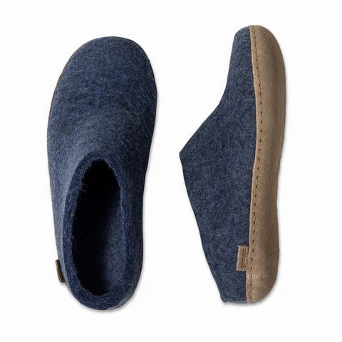 Slip-on with Leather Sole - Denim Beach Fit Slip Lightweight Sole