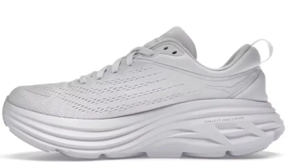 Craftsmanship Soft Hoka One One Bondi 8 Triple White (Women's)