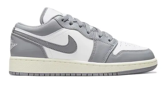 Air Jordan 1 Low Vintage Grey (GS) Quick Drying Airport Travel