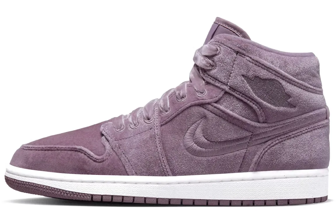 Air Jordan 1 Mid SE Purple Velvet (W) Earth Mood