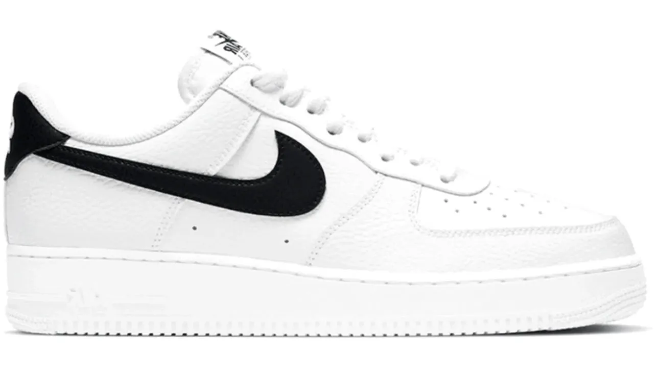 Nike Air Force 1 White Black (GS) Celebrity Vibe