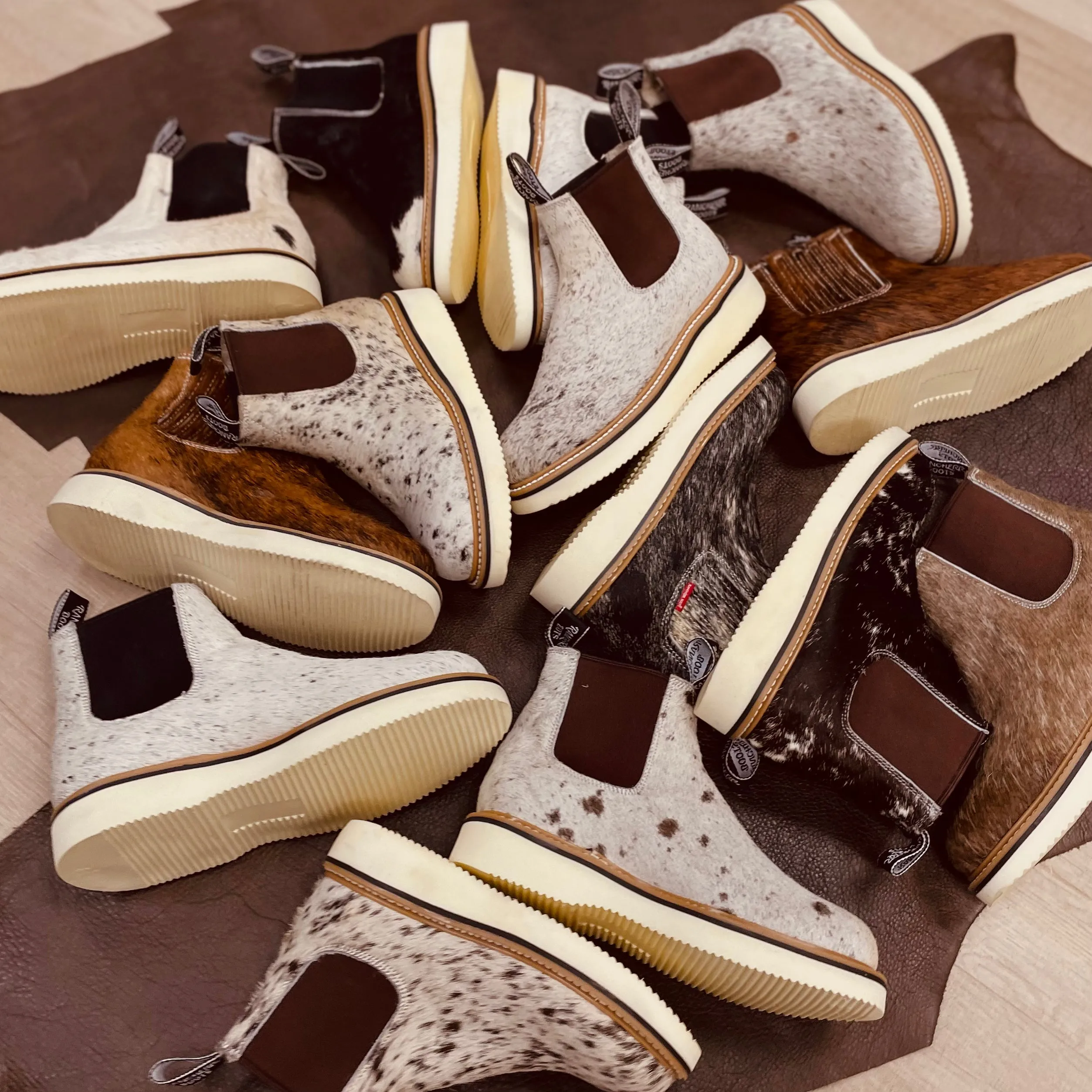 Cowhide Lechera - Size 7.5 Mesh Panel