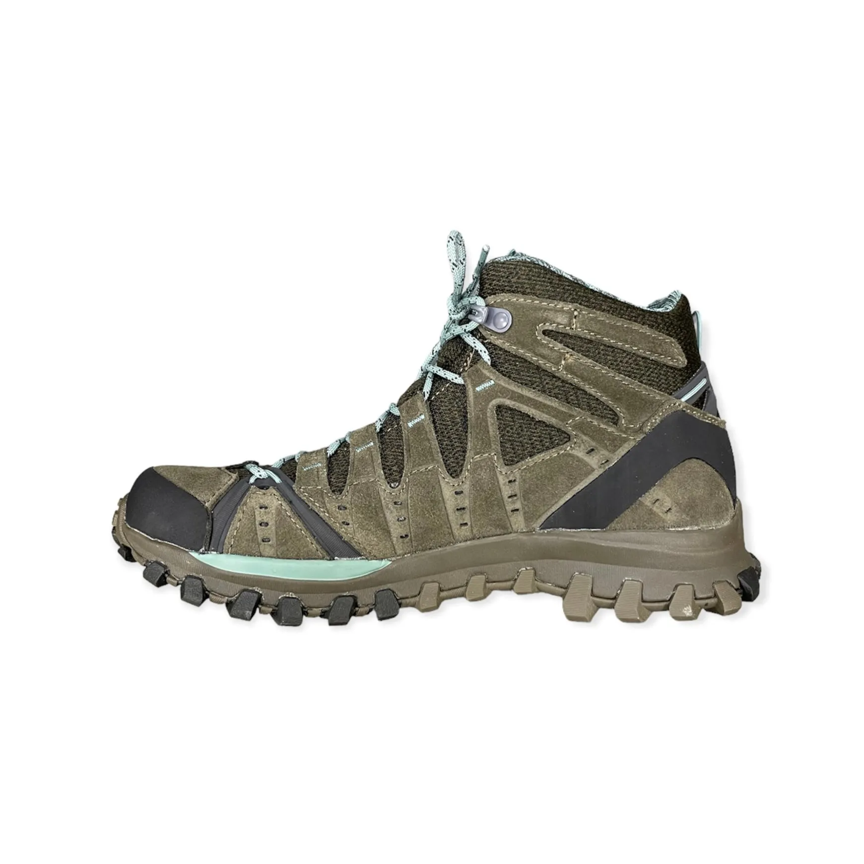 Alterra Lite Mid GTX - Mud/Green Construction Ready Leather Comfort