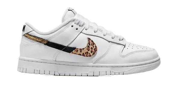 Comfortable Wear Wind Chill Nike Dunk Low SEAnimal Instinct White (W)