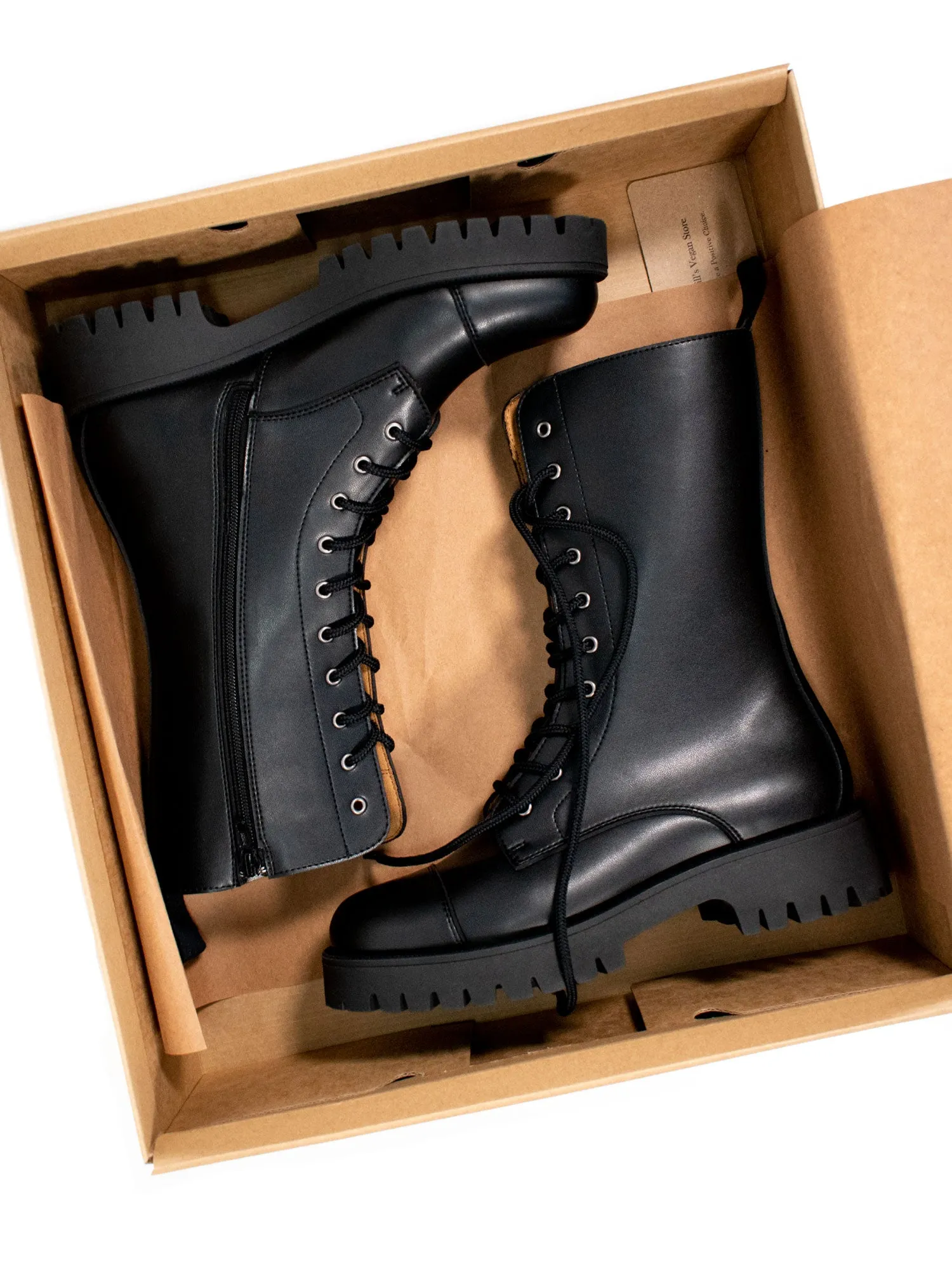 Neutral Build Orthopedic Design Track Sole 10 Eye Boots