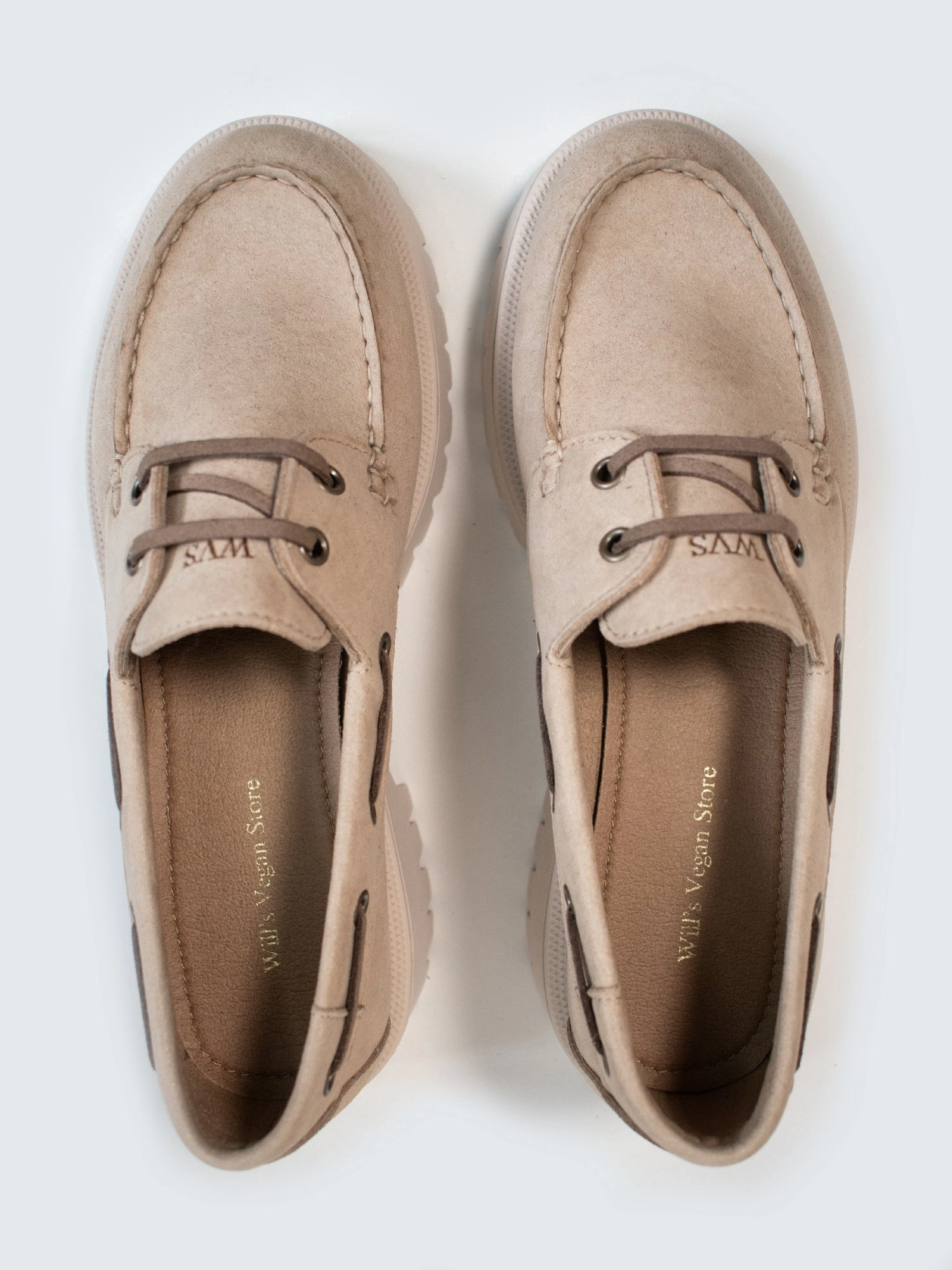 Track Sole Vegan Suede Loafers Tear-resistant Breath Flow