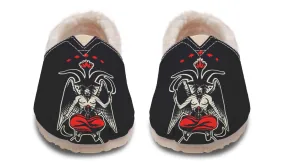 Baphomet Winter Casual Shoes material senior care