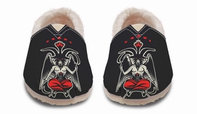 Baphomet Winter Casual Shoes material senior care