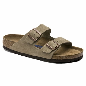 ARIZONA SOFT FOOTBED SUEDED LEATHER TAUPE Holiday Mood