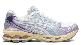 ASICS Gel-Kayano 14 Cream Dusk Violet Leg Long