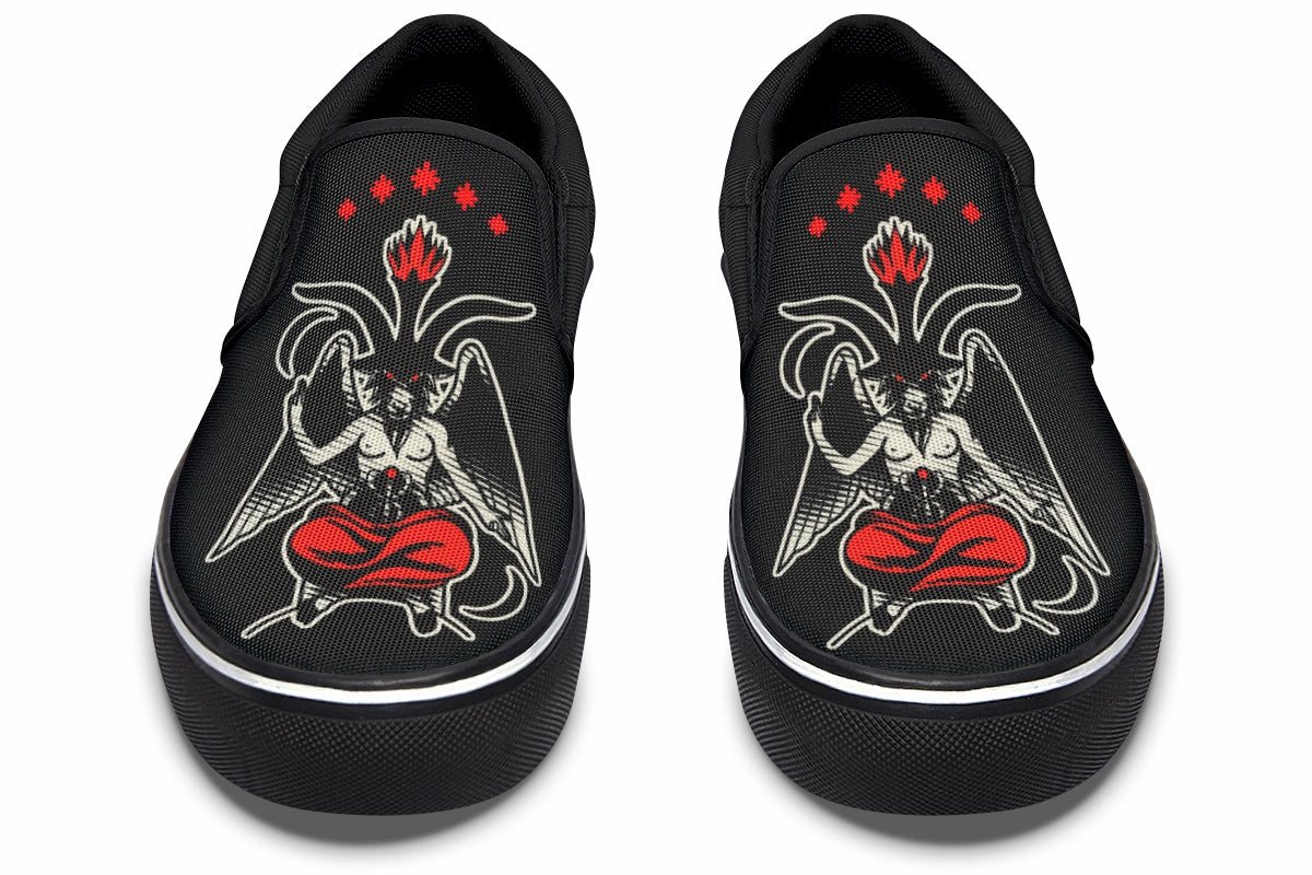 Baphomet Slip On Shoes Breath Fresh