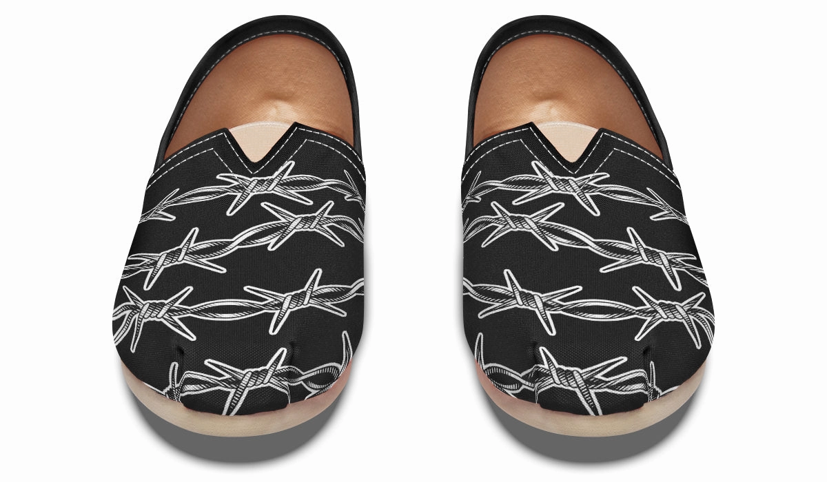 Barbed Wire Casual Shoes Joy Mood Comfort Wedge