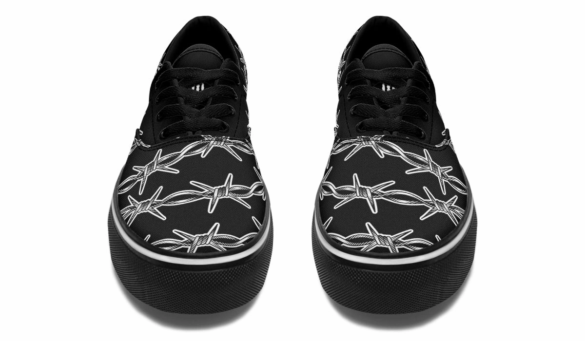 Peace Step Airport Easy Barbed Wire Classic Shoes