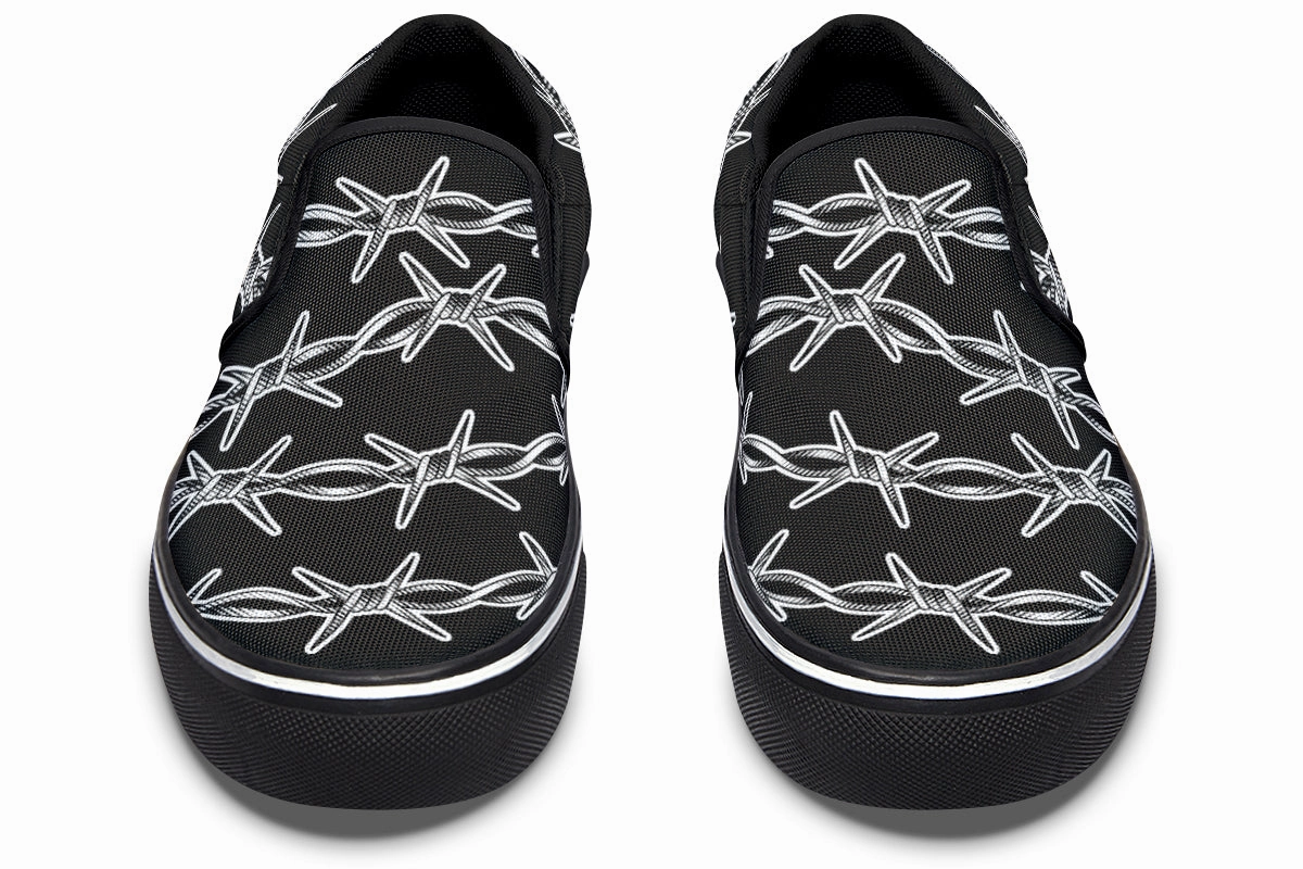 Barbed Wire Slip On Shoes Comfort collar Performance