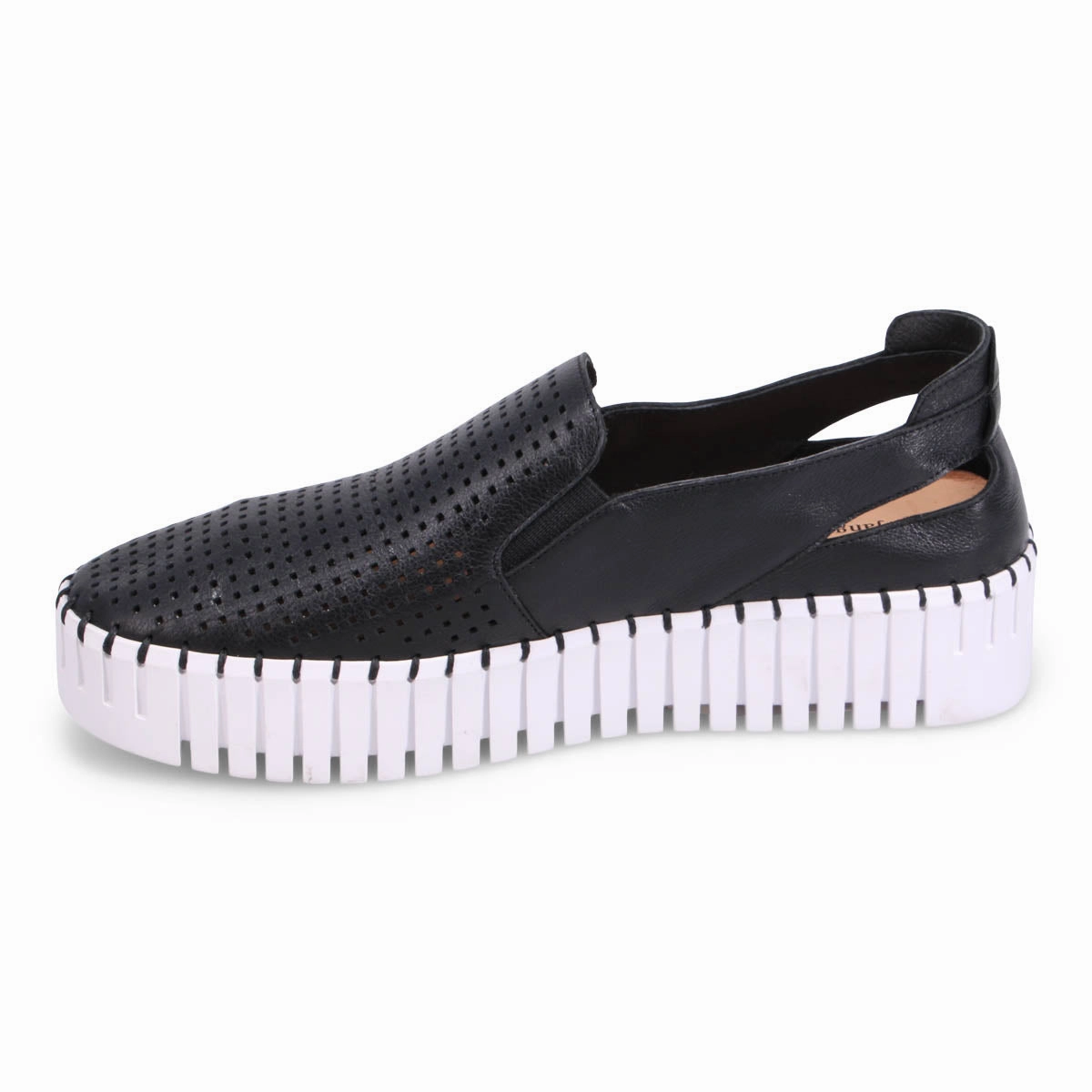 Bartas Sneaker - Black SlipOnConvenience flexible - sole - feature shoes