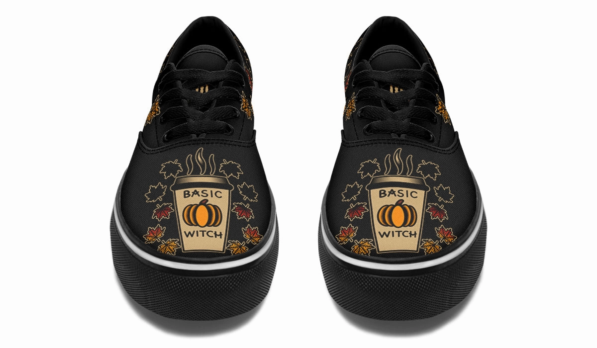 Clean White Basic Witch Classic Shoes