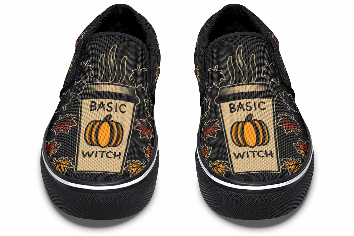 Dark Edge Basic Witch Slip On Shoes