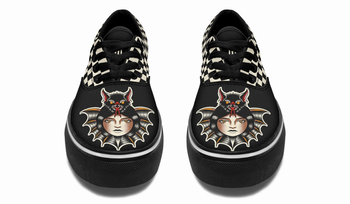 Bat Lady Classic Shoes French Soft Metal Edge