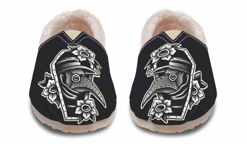 Plague Doctor Winter Casual Shoes Road Long