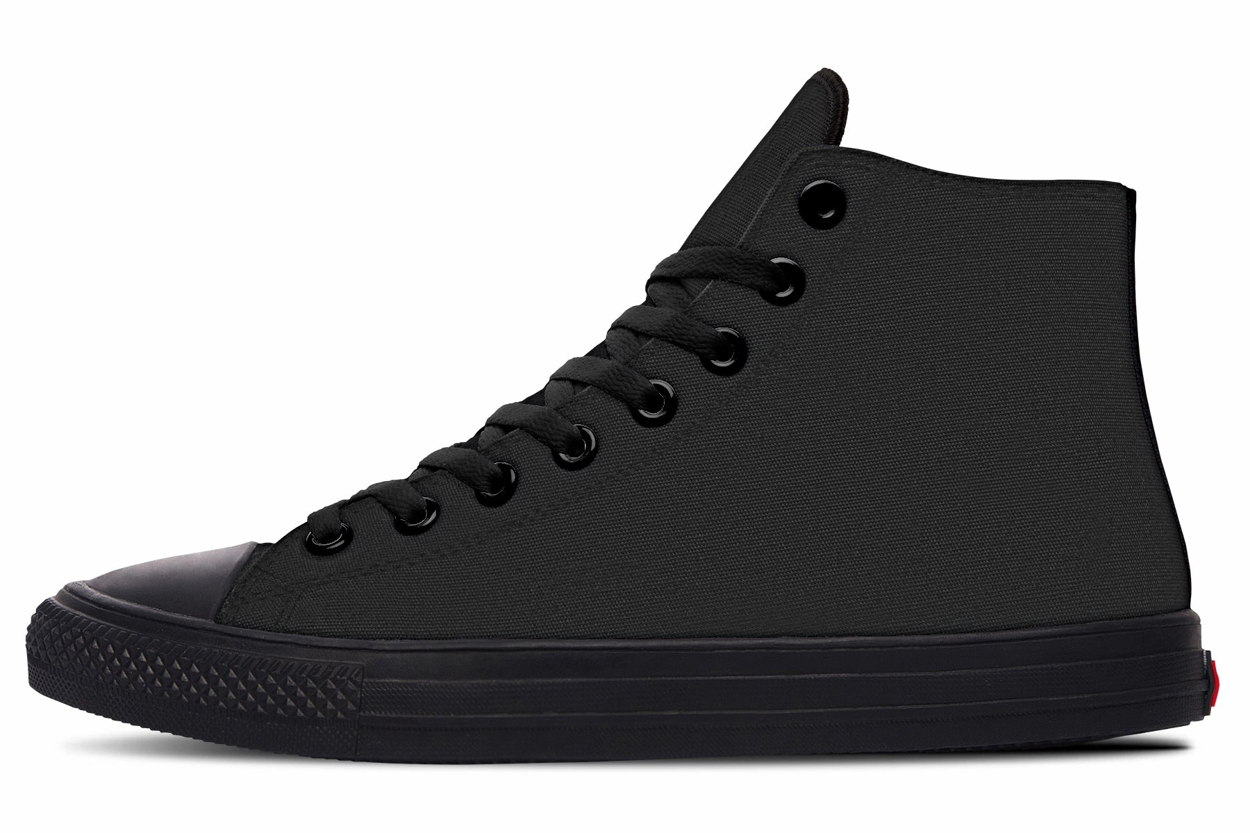 Slim Form Pearl Shine Black High Tops