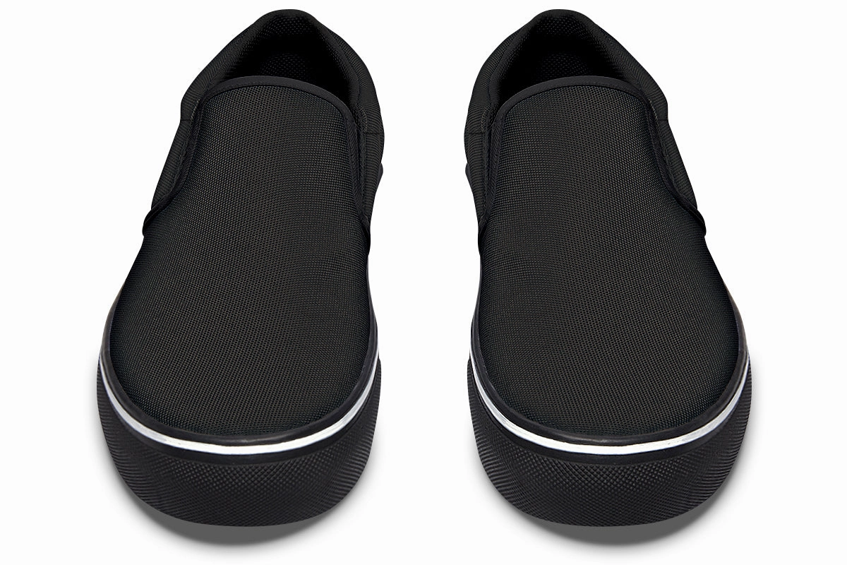 Black Slip On Shoes Dance Mode
