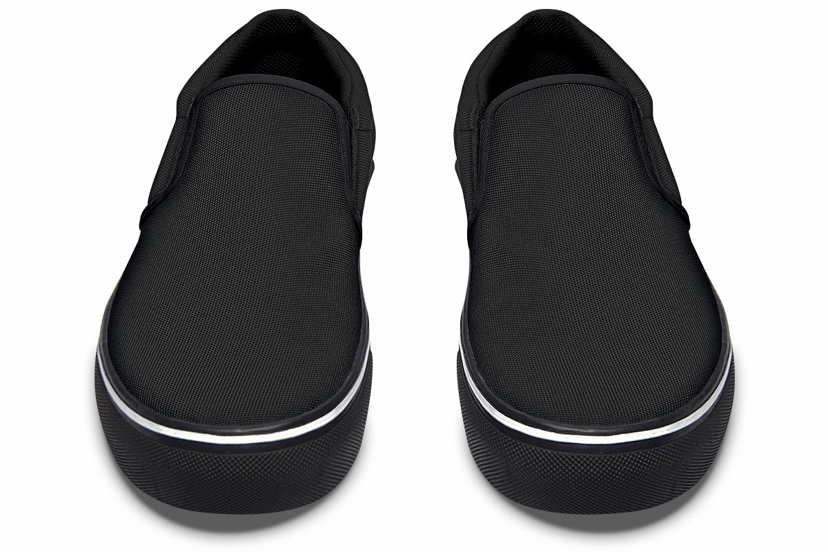 Black Slip On Shoes Future Walk