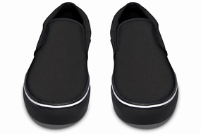 Black Slip On Shoes Dance Mode