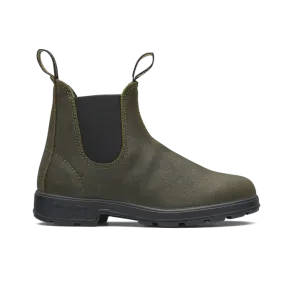 Blundstone 1615 - Original Dark Olive Waxy Suede Outdoor Explorer Soft outsole
