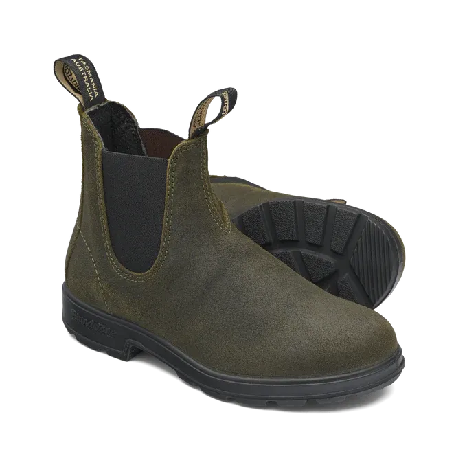 Blundstone 1615 - Original Dark Olive Waxy Suede Practical Build