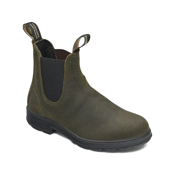 Hiking Style Anti Odor Technology Blundstone 1615 - Original Dark Olive Waxy Suede
