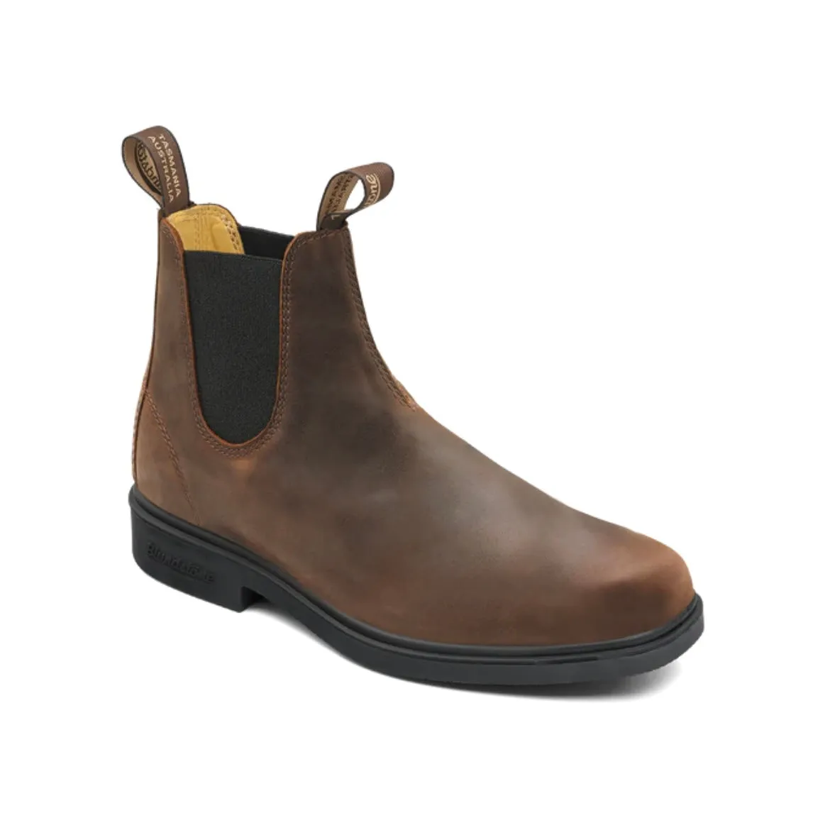 Mixed Textures Leather Material Blundstone 2029 - Dress Antique Brown