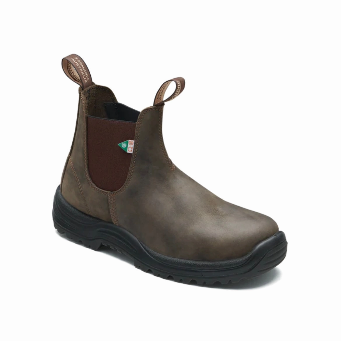 Storm Proof Blundstone 180 - Work and Safety Boot Waxy Rustic Brown