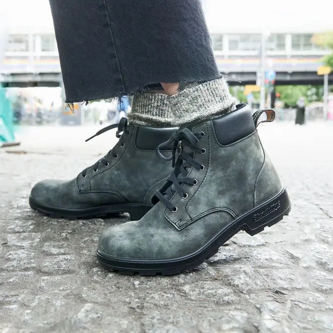 Blundstone 2427 - Original Lace Up Rustic Black Anti Friction