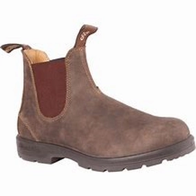 BLUNDSTONE 585 - Classic Rustic Brown Silent Step Warm Interior