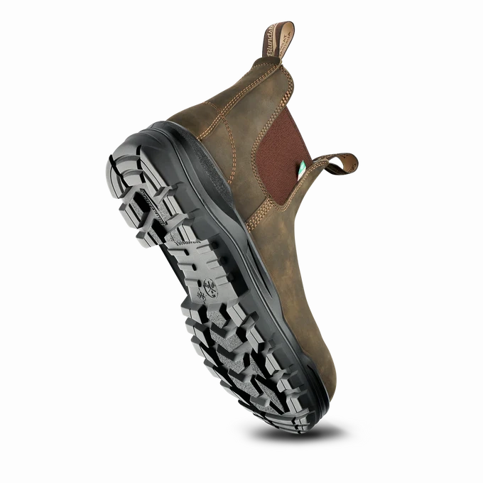 Blundstone 8302 - RotoFlex Work & Safety Boot Rustic Brown Shopping Mall Party time