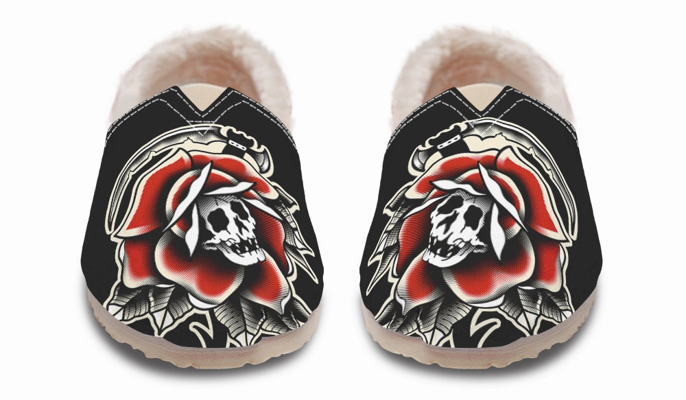 Sport Edge Peak Mode Red Rose Scythe Skull Winter Casual Shoes