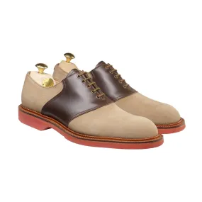 Sport Smart Sturdy Build Penn Khaki Suede & Dark Brown Wax Calf