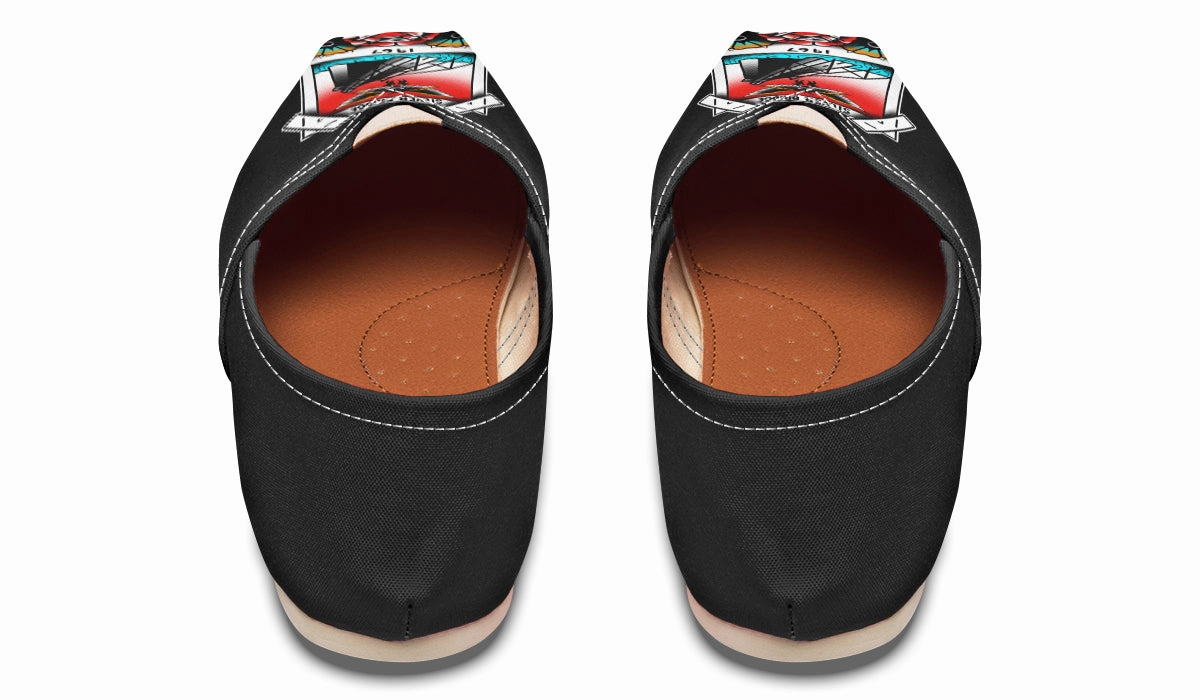 Adjustable Mothman Photo Casual Shoes