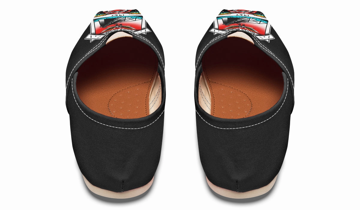 Adjustable Mothman Photo Casual Shoes