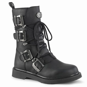 All Fit Metallic Edge BOLT-265 Black Vegan Leather