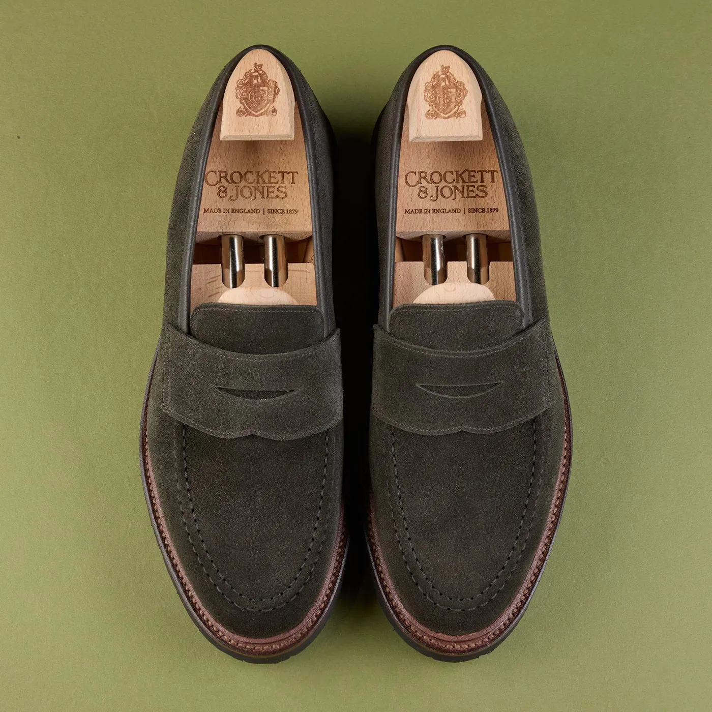 Winner Shade Boston 2 Earth Green Suede