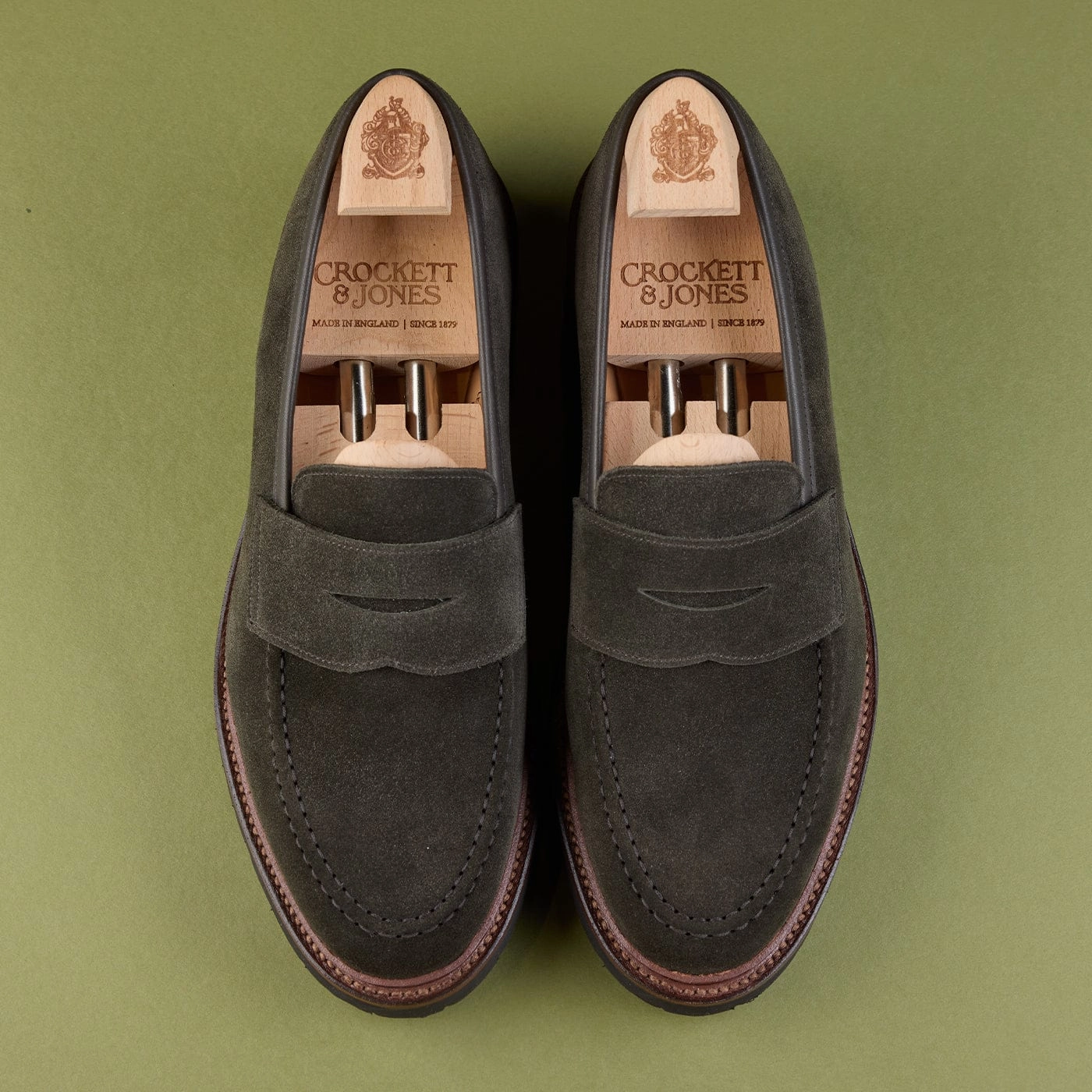 Winner Shade Boston 2 Earth Green Suede