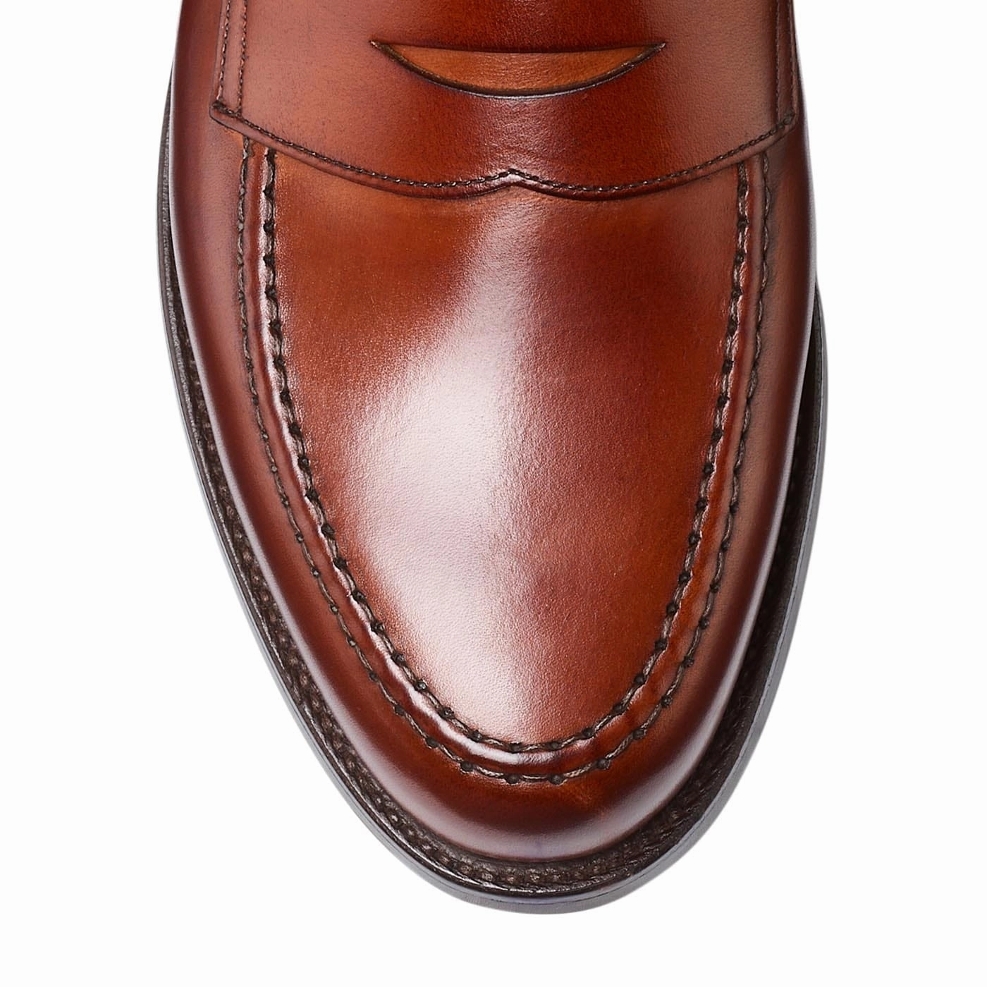 Boston Chestnut Burnished Calf Center Fit Timeless Design