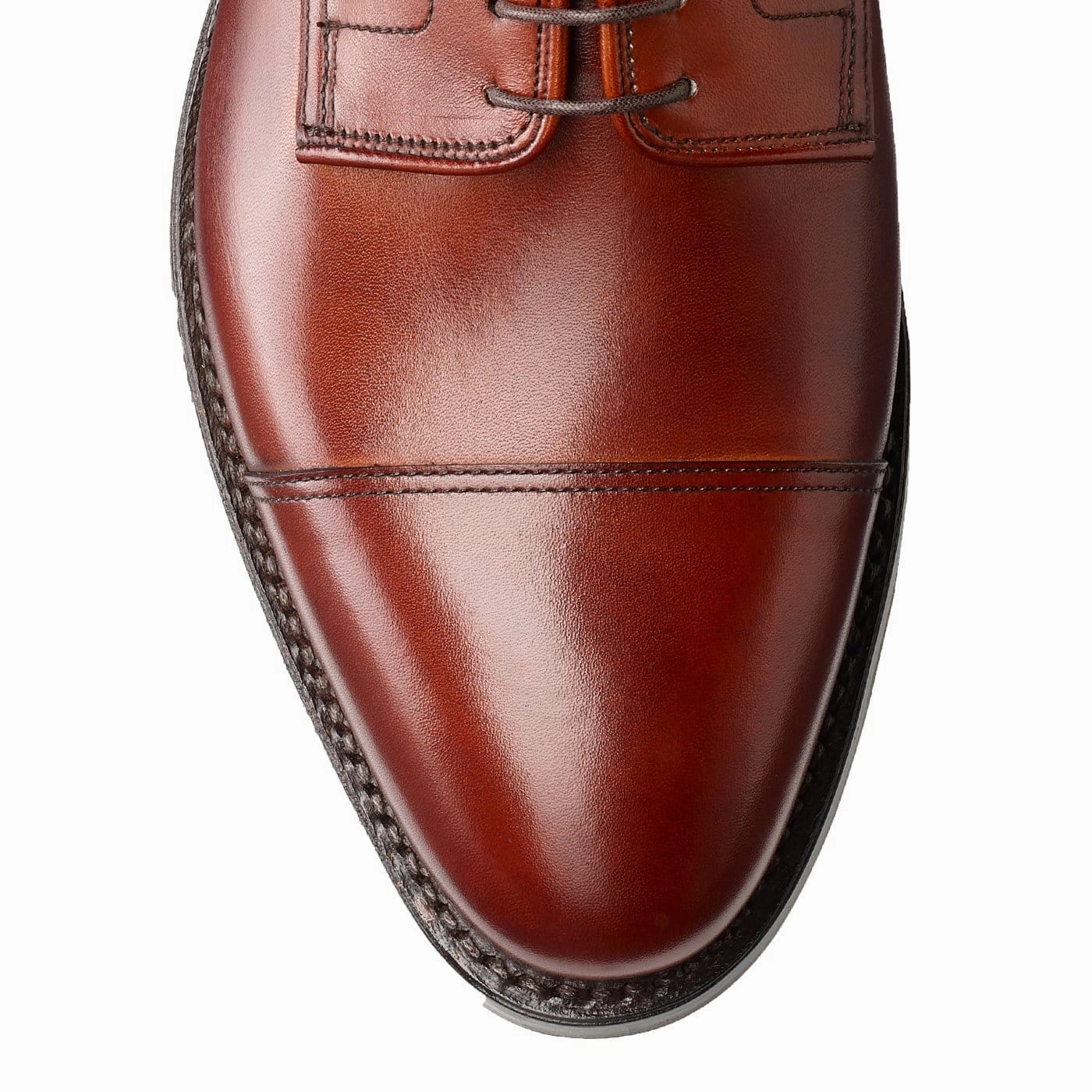Bradford Chestnut Burnished Calf Toe Protection Earth Tone