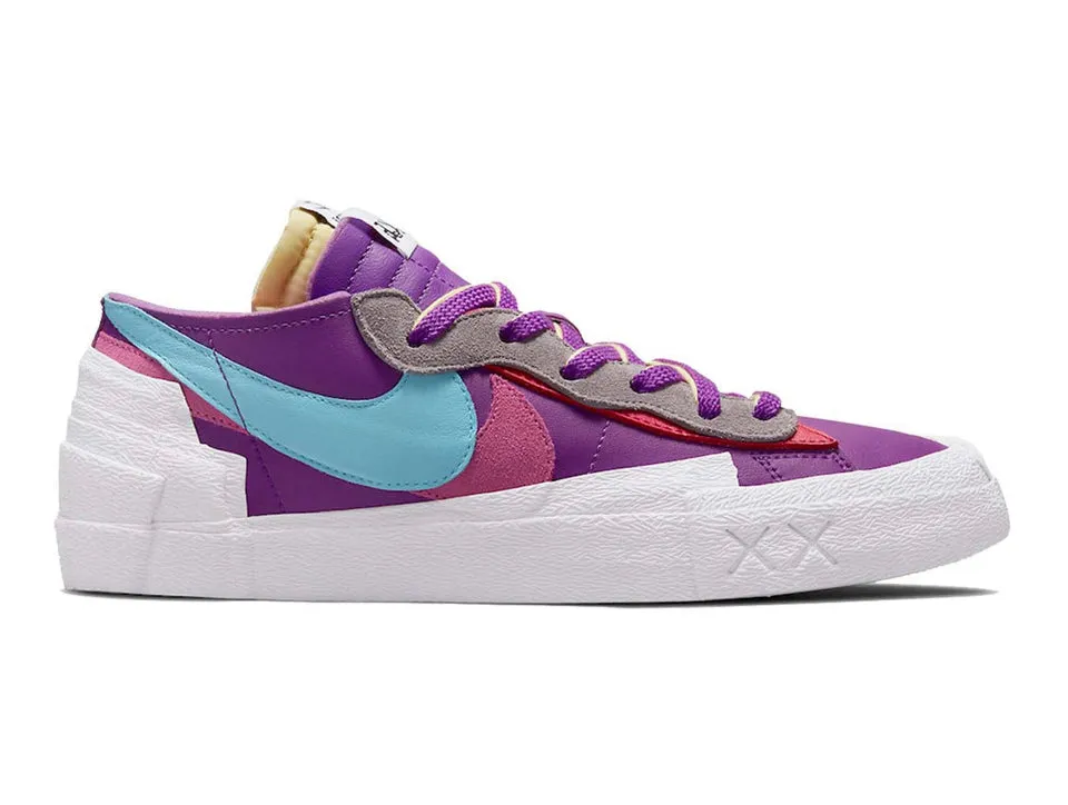 Sacai Low Kaws Purple Dusk Mountain Strong Strong Stitching