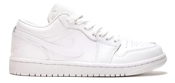 Soft Neutral Quick Step Jordan 1 Low Triple White (2022) (W)