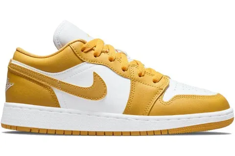 Jordan 1 Low Pollen Mustard (GS) Light Step
